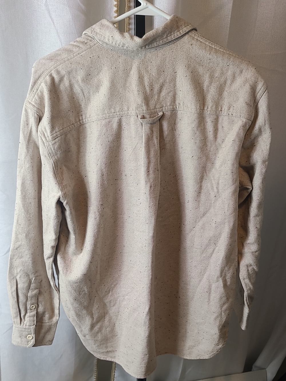 Madewell Donegal Flannel Kentwood Oversize Shirt Jacket Size Small - Picture 6 of 6